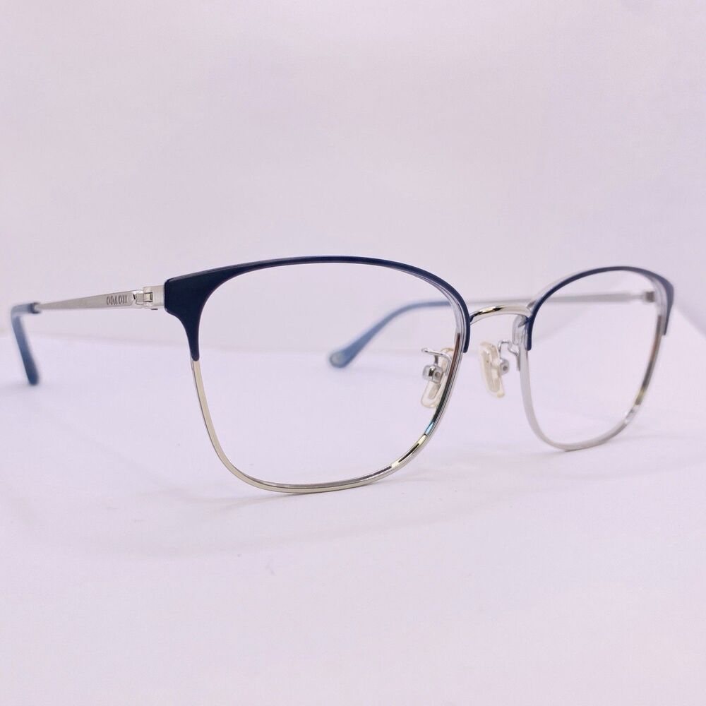Coach Eyeglasses Sunglasses Authentic HC 5135 9405 Satin Navy Silver 53-17-140